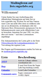 Mobile Screenshot of lists.sugarlabs.org