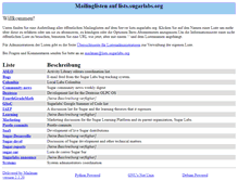 Tablet Screenshot of lists.sugarlabs.org